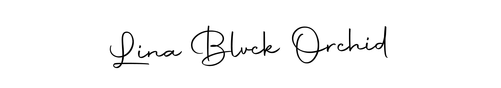 Make a beautiful signature design for name Lina Blvck Orchid. Use this online signature maker to create a handwritten signature for free. Lina Blvck Orchid signature style 10 images and pictures png
