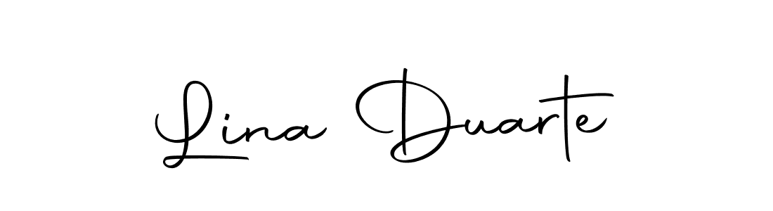 Lina Duarte stylish signature style. Best Handwritten Sign (Autography-DOLnW) for my name. Handwritten Signature Collection Ideas for my name Lina Duarte. Lina Duarte signature style 10 images and pictures png