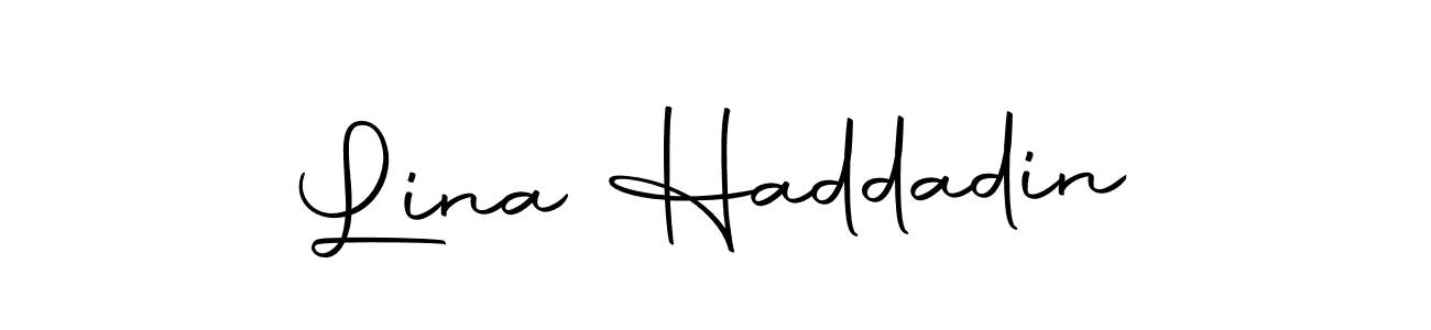 Also You can easily find your signature by using the search form. We will create Lina Haddadin name handwritten signature images for you free of cost using Autography-DOLnW sign style. Lina Haddadin signature style 10 images and pictures png