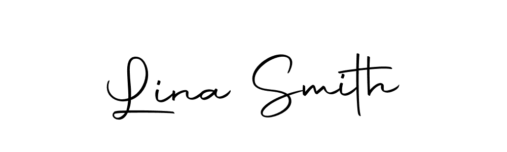 Make a beautiful signature design for name Lina Smith. Use this online signature maker to create a handwritten signature for free. Lina Smith signature style 10 images and pictures png