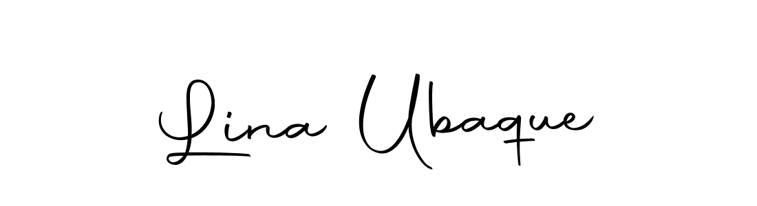 This is the best signature style for the Lina Ubaque name. Also you like these signature font (Autography-DOLnW). Mix name signature. Lina Ubaque signature style 10 images and pictures png