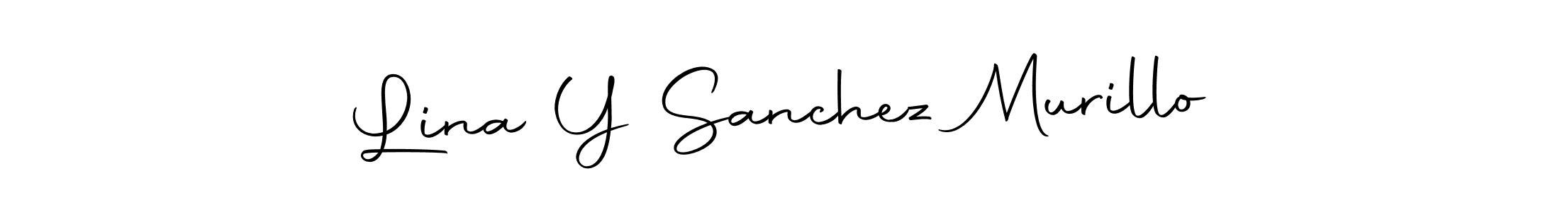 You can use this online signature creator to create a handwritten signature for the name Lina Y Sanchez Murillo. This is the best online autograph maker. Lina Y Sanchez Murillo signature style 10 images and pictures png