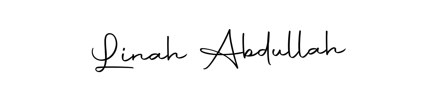 Make a beautiful signature design for name Linah Abdullah. With this signature (Autography-DOLnW) style, you can create a handwritten signature for free. Linah Abdullah signature style 10 images and pictures png