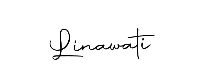 Use a signature maker to create a handwritten signature online. With this signature software, you can design (Autography-DOLnW) your own signature for name Linawati. Linawati signature style 10 images and pictures png
