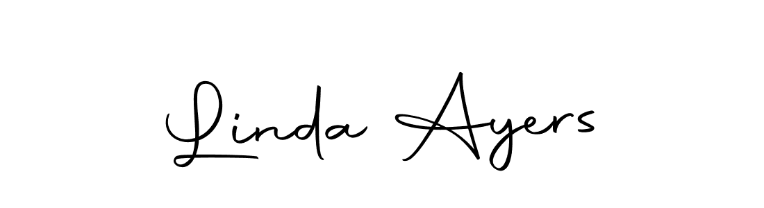 Design your own signature with our free online signature maker. With this signature software, you can create a handwritten (Autography-DOLnW) signature for name Linda Ayers. Linda Ayers signature style 10 images and pictures png