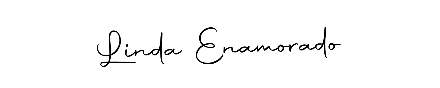 Linda Enamorado stylish signature style. Best Handwritten Sign (Autography-DOLnW) for my name. Handwritten Signature Collection Ideas for my name Linda Enamorado. Linda Enamorado signature style 10 images and pictures png