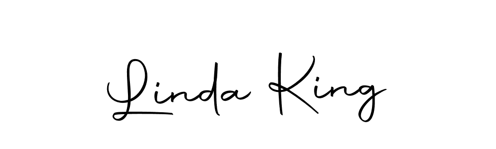 Linda King stylish signature style. Best Handwritten Sign (Autography-DOLnW) for my name. Handwritten Signature Collection Ideas for my name Linda King. Linda King signature style 10 images and pictures png