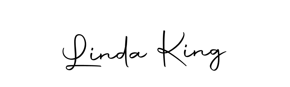 Linda King stylish signature style. Best Handwritten Sign (Autography-DOLnW) for my name. Handwritten Signature Collection Ideas for my name Linda King. Linda King signature style 10 images and pictures png