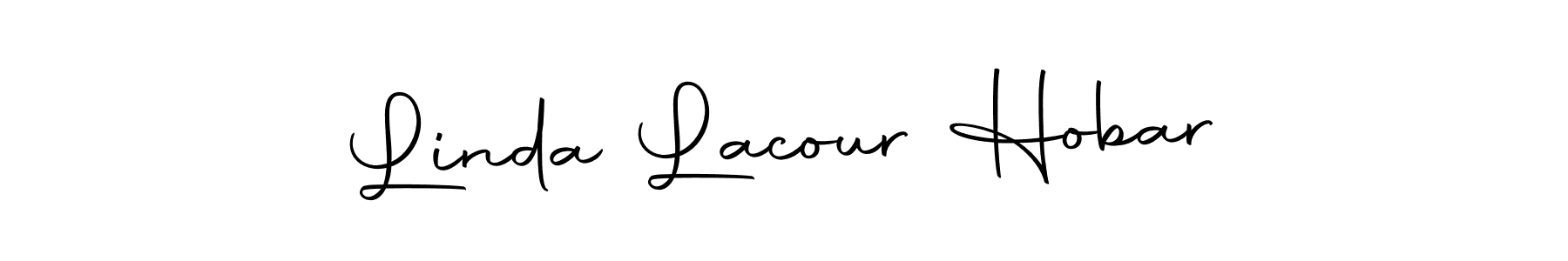 Linda Lacour Hobar stylish signature style. Best Handwritten Sign (Autography-DOLnW) for my name. Handwritten Signature Collection Ideas for my name Linda Lacour Hobar. Linda Lacour Hobar signature style 10 images and pictures png