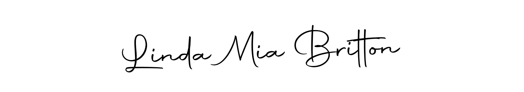 The best way (Autography-DOLnW) to make a short signature is to pick only two or three words in your name. The name Linda Mia Britton include a total of six letters. For converting this name. Linda Mia Britton signature style 10 images and pictures png