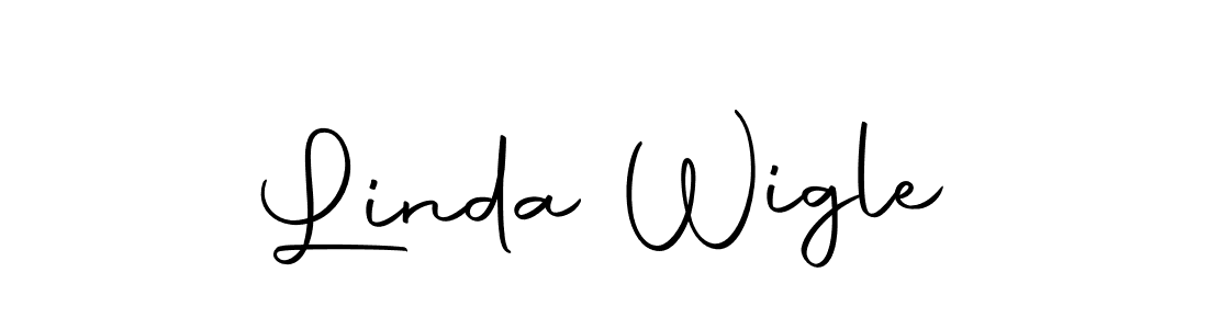 Design your own signature with our free online signature maker. With this signature software, you can create a handwritten (Autography-DOLnW) signature for name Linda Wigle. Linda Wigle signature style 10 images and pictures png