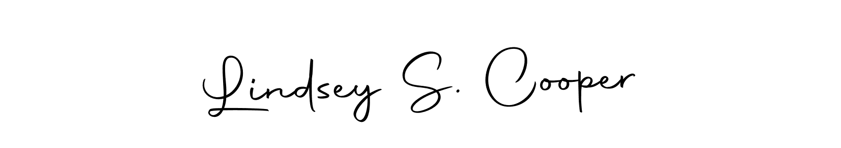 How to make Lindsey S. Cooper signature? Autography-DOLnW is a professional autograph style. Create handwritten signature for Lindsey S. Cooper name. Lindsey S. Cooper signature style 10 images and pictures png