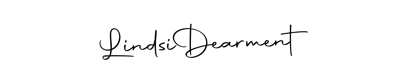 Design your own signature with our free online signature maker. With this signature software, you can create a handwritten (Autography-DOLnW) signature for name Lindsi  Dearment. Lindsi  Dearment signature style 10 images and pictures png