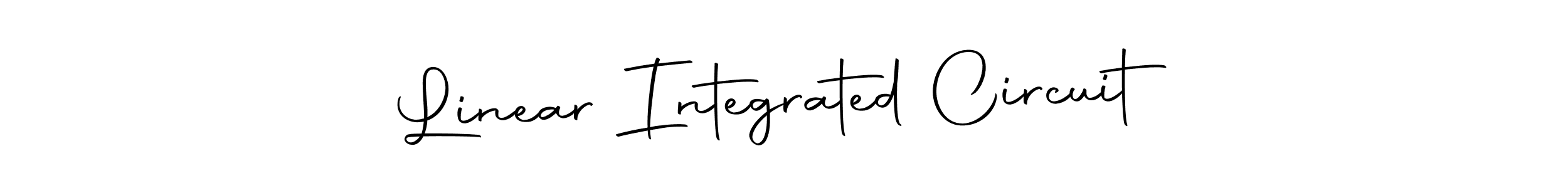 You should practise on your own different ways (Autography-DOLnW) to write your name (Linear Integrated Circuit) in signature. don't let someone else do it for you. Linear Integrated Circuit signature style 10 images and pictures png