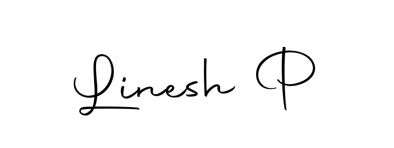 You should practise on your own different ways (Autography-DOLnW) to write your name (Linesh P) in signature. don't let someone else do it for you. Linesh P signature style 10 images and pictures png