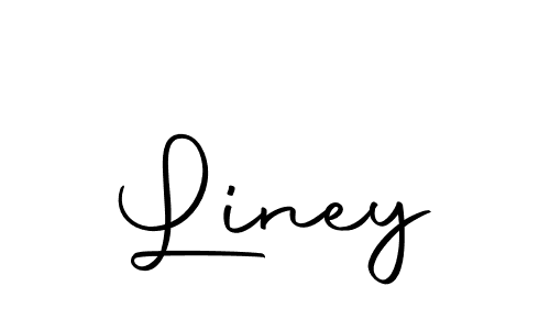 How to make Liney name signature. Use Autography-DOLnW style for creating short signs online. This is the latest handwritten sign. Liney signature style 10 images and pictures png