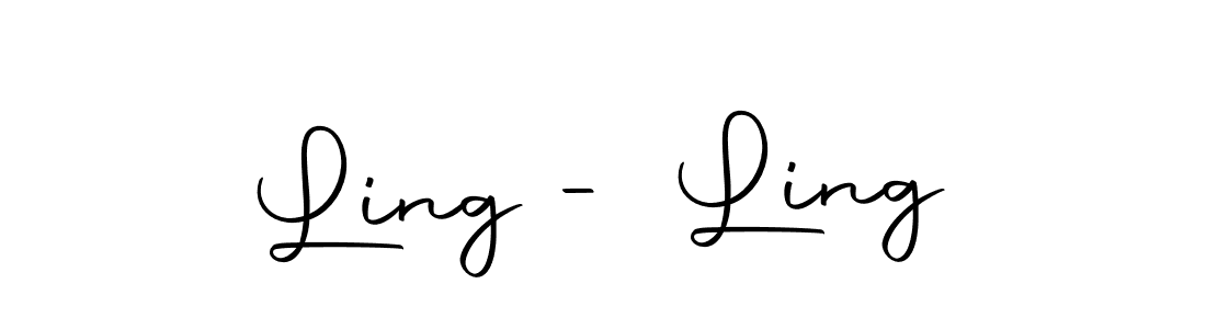 Make a beautiful signature design for name Ling - Ling. With this signature (Autography-DOLnW) style, you can create a handwritten signature for free. Ling - Ling signature style 10 images and pictures png