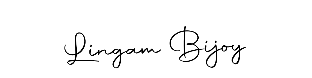 Also we have Lingam Bijoy name is the best signature style. Create professional handwritten signature collection using Autography-DOLnW autograph style. Lingam Bijoy signature style 10 images and pictures png