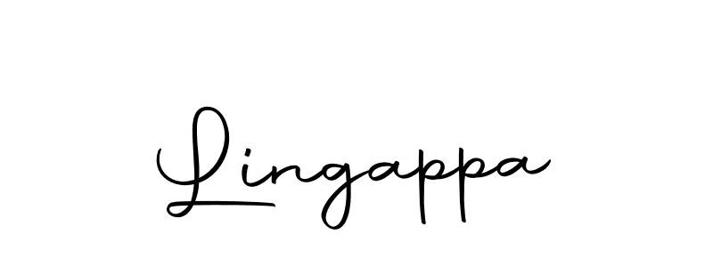 Design your own signature with our free online signature maker. With this signature software, you can create a handwritten (Autography-DOLnW) signature for name Lingappa. Lingappa signature style 10 images and pictures png