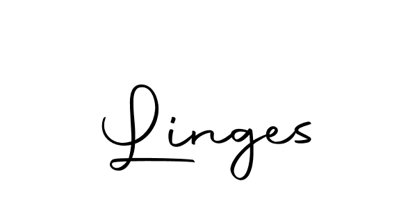 Design your own signature with our free online signature maker. With this signature software, you can create a handwritten (Autography-DOLnW) signature for name Linges. Linges signature style 10 images and pictures png