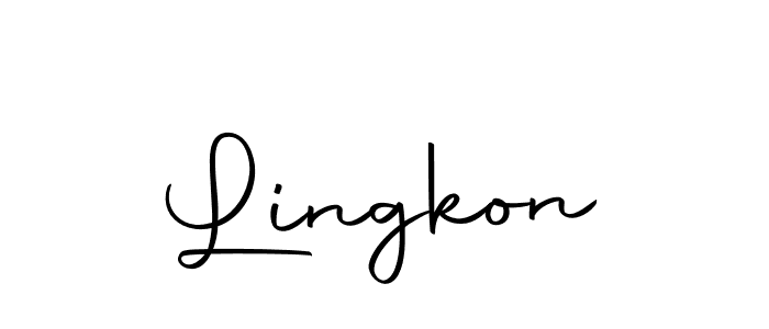 Make a beautiful signature design for name Lingkon. With this signature (Autography-DOLnW) style, you can create a handwritten signature for free. Lingkon signature style 10 images and pictures png