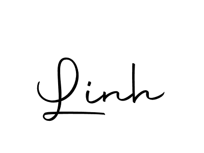 Create a beautiful signature design for name Linh. With this signature (Autography-DOLnW) fonts, you can make a handwritten signature for free. Linh signature style 10 images and pictures png