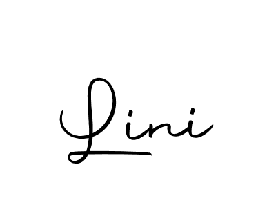Use a signature maker to create a handwritten signature online. With this signature software, you can design (Autography-DOLnW) your own signature for name Lini. Lini signature style 10 images and pictures png