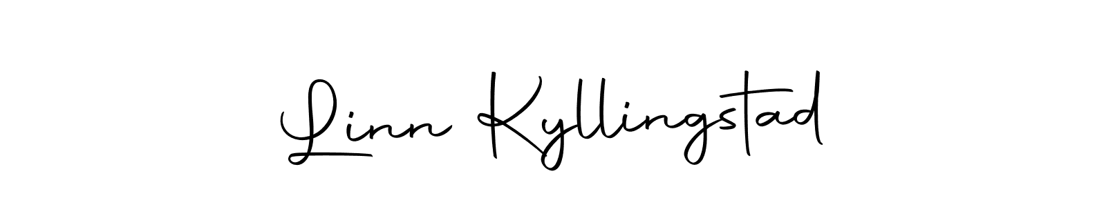 Make a beautiful signature design for name Linn Kyllingstad. With this signature (Autography-DOLnW) style, you can create a handwritten signature for free. Linn Kyllingstad signature style 10 images and pictures png