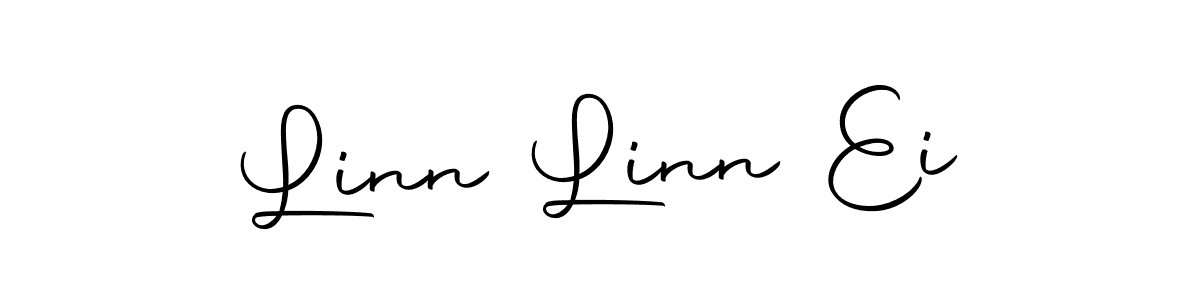 How to make Linn Linn Ei signature? Autography-DOLnW is a professional autograph style. Create handwritten signature for Linn Linn Ei name. Linn Linn Ei signature style 10 images and pictures png