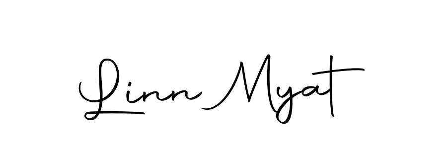 Use a signature maker to create a handwritten signature online. With this signature software, you can design (Autography-DOLnW) your own signature for name Linn Myat. Linn Myat signature style 10 images and pictures png