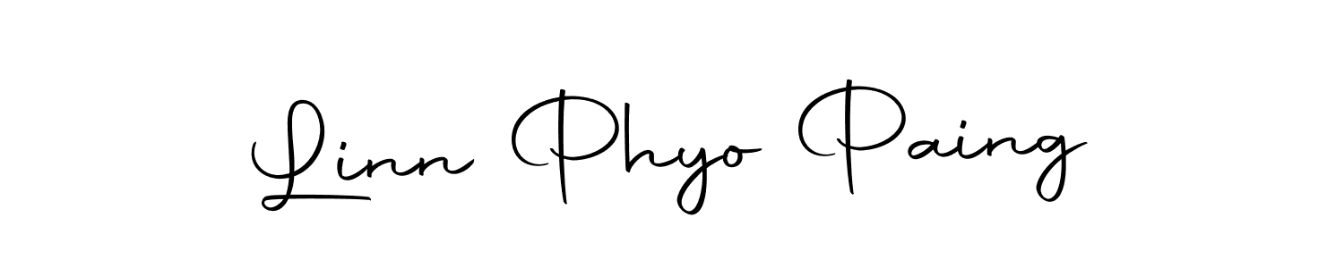 Similarly Autography-DOLnW is the best handwritten signature design. Signature creator online .You can use it as an online autograph creator for name Linn Phyo Paing. Linn Phyo Paing signature style 10 images and pictures png