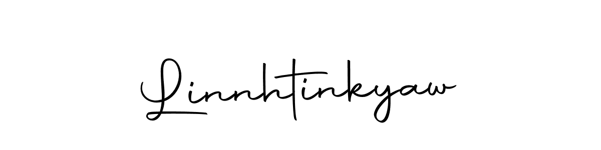 How to make Linnhtinkyaw name signature. Use Autography-DOLnW style for creating short signs online. This is the latest handwritten sign. Linnhtinkyaw signature style 10 images and pictures png