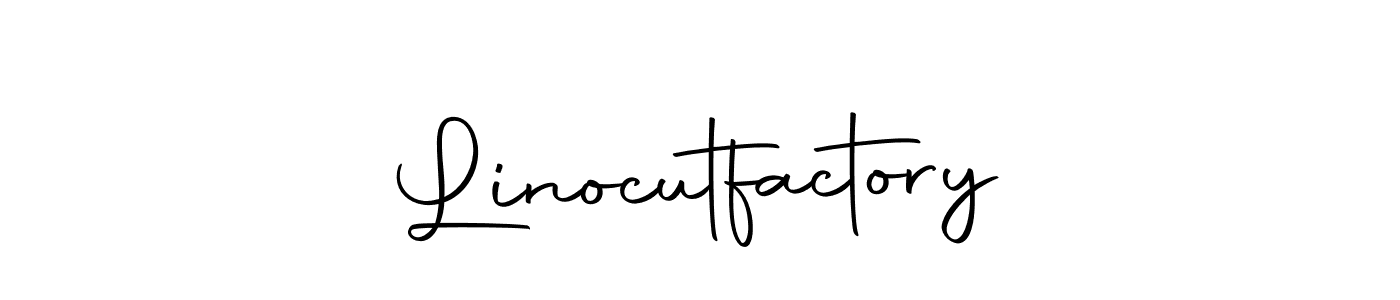 Create a beautiful signature design for name Linocutfactory. With this signature (Autography-DOLnW) fonts, you can make a handwritten signature for free. Linocutfactory signature style 10 images and pictures png