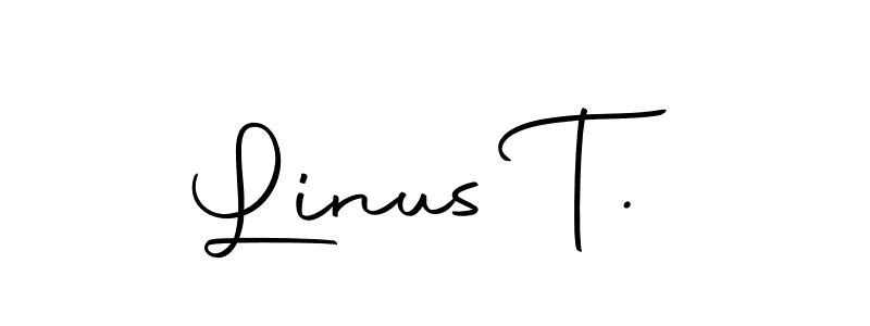 You should practise on your own different ways (Autography-DOLnW) to write your name (Linus T.) in signature. don't let someone else do it for you. Linus T. signature style 10 images and pictures png