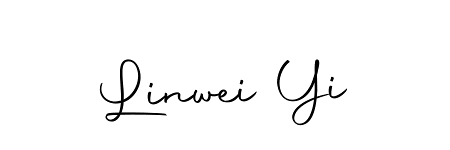 You should practise on your own different ways (Autography-DOLnW) to write your name (Linwei Yi) in signature. don't let someone else do it for you. Linwei Yi signature style 10 images and pictures png