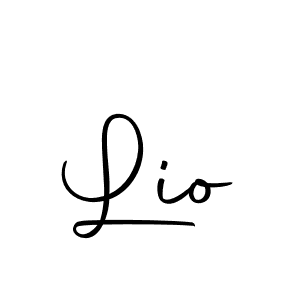 Create a beautiful signature design for name Lio. With this signature (Autography-DOLnW) fonts, you can make a handwritten signature for free. Lio signature style 10 images and pictures png