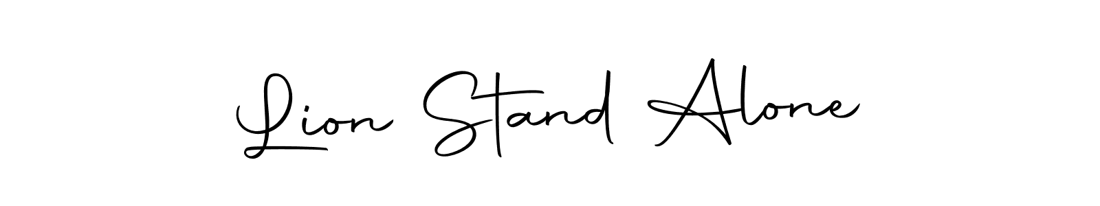 Make a beautiful signature design for name Lion Stand Alone. Use this online signature maker to create a handwritten signature for free. Lion Stand Alone signature style 10 images and pictures png