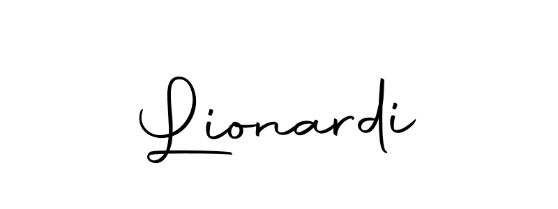 Use a signature maker to create a handwritten signature online. With this signature software, you can design (Autography-DOLnW) your own signature for name Lionardi. Lionardi signature style 10 images and pictures png
