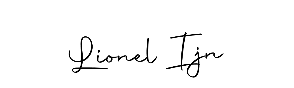 Use a signature maker to create a handwritten signature online. With this signature software, you can design (Autography-DOLnW) your own signature for name Lionel Ijn. Lionel Ijn signature style 10 images and pictures png