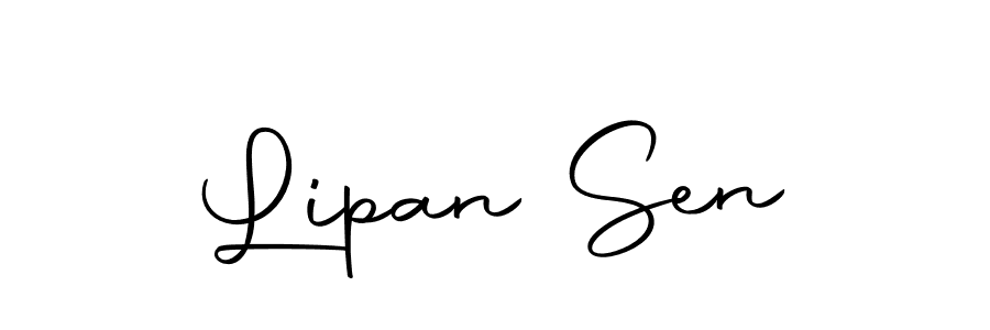 The best way (Autography-DOLnW) to make a short signature is to pick only two or three words in your name. The name Lipan Sen include a total of six letters. For converting this name. Lipan Sen signature style 10 images and pictures png