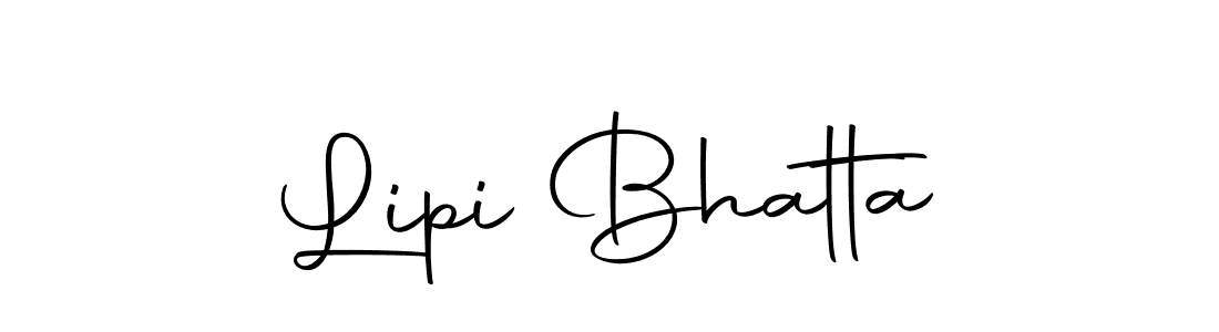 Use a signature maker to create a handwritten signature online. With this signature software, you can design (Autography-DOLnW) your own signature for name Lipi Bhatta. Lipi Bhatta signature style 10 images and pictures png