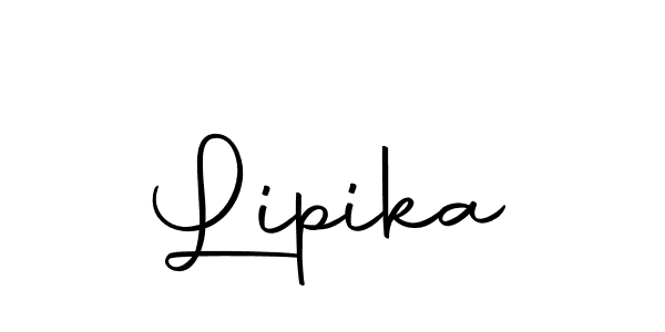 Use a signature maker to create a handwritten signature online. With this signature software, you can design (Autography-DOLnW) your own signature for name Lipika. Lipika signature style 10 images and pictures png