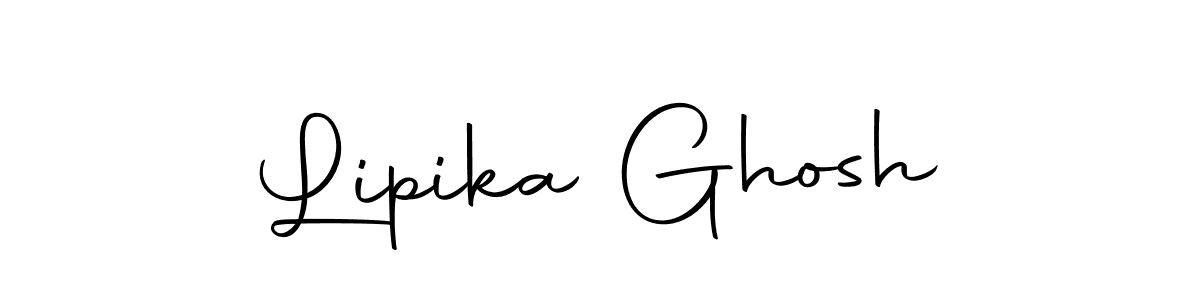 Create a beautiful signature design for name Lipika Ghosh. With this signature (Autography-DOLnW) fonts, you can make a handwritten signature for free. Lipika Ghosh signature style 10 images and pictures png