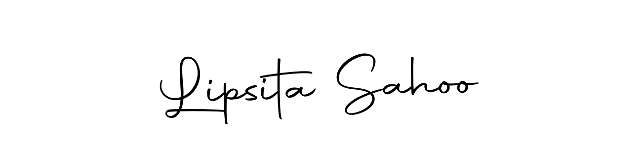 How to make Lipsita Sahoo name signature. Use Autography-DOLnW style for creating short signs online. This is the latest handwritten sign. Lipsita Sahoo signature style 10 images and pictures png