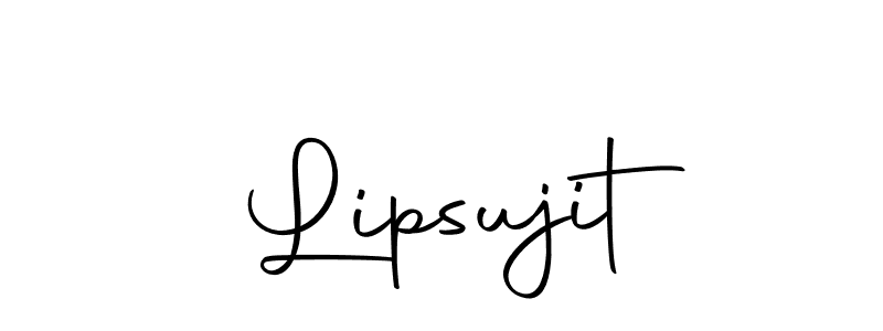 Create a beautiful signature design for name Lipsujit. With this signature (Autography-DOLnW) fonts, you can make a handwritten signature for free. Lipsujit signature style 10 images and pictures png