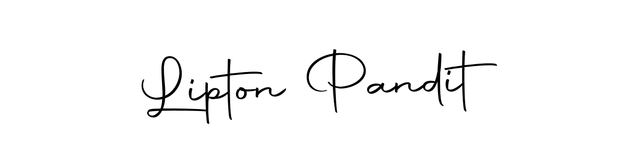 The best way (Autography-DOLnW) to make a short signature is to pick only two or three words in your name. The name Lipton Pandit include a total of six letters. For converting this name. Lipton Pandit signature style 10 images and pictures png