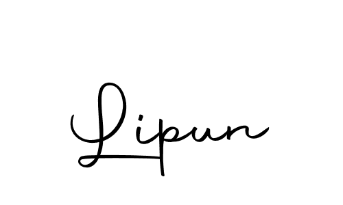 Use a signature maker to create a handwritten signature online. With this signature software, you can design (Autography-DOLnW) your own signature for name Lipun. Lipun signature style 10 images and pictures png