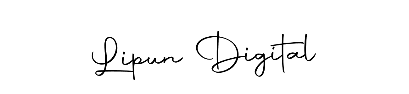 The best way (Autography-DOLnW) to make a short signature is to pick only two or three words in your name. The name Lipun Digital include a total of six letters. For converting this name. Lipun Digital signature style 10 images and pictures png