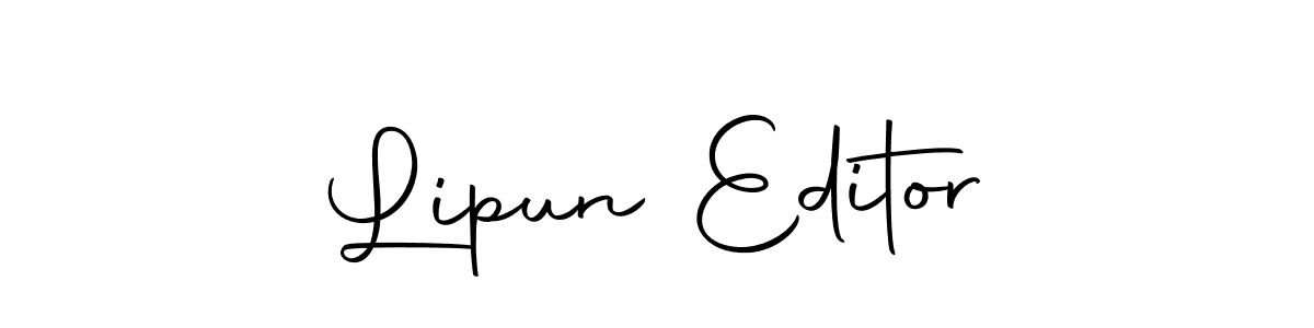 Once you've used our free online signature maker to create your best signature Autography-DOLnW style, it's time to enjoy all of the benefits that Lipun Editor name signing documents. Lipun Editor signature style 10 images and pictures png