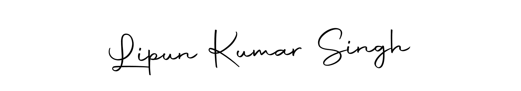 Make a short Lipun Kumar Singh signature style. Manage your documents anywhere anytime using Autography-DOLnW. Create and add eSignatures, submit forms, share and send files easily. Lipun Kumar Singh signature style 10 images and pictures png